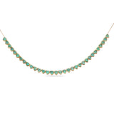 Emerald Heart Bezel Necklace