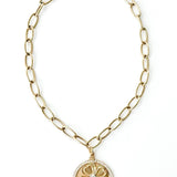 Four-Leaf Clover Diamond Medallion Necklace