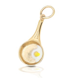 Gold Fried Egg Charm