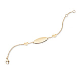 Gold ID Bracelet