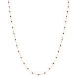 Rainbow Sapphire Bezel Necklace