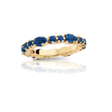 Ruffle Set Eternity Band