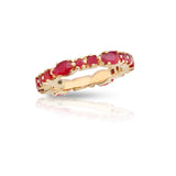 Ruffle Set Eternity Band