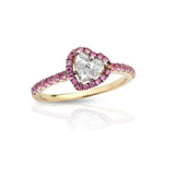 Diamond Heart Rings