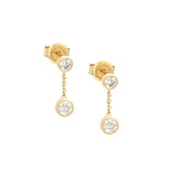 Diamond Drop Earring