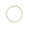 14K Gold Fancy Oval Cable Chain