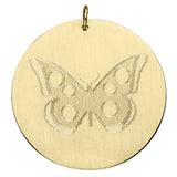 Engraved Butterfly Disc