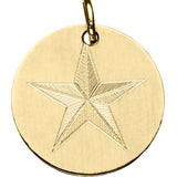 Engraved Star Disc