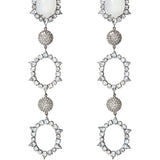 Ruffle Set Dangle Earrings