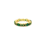 Ruffle Set Eternity Band