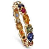 Ruffle Set Eternity Band