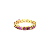 Ruffle Set Eternity Band