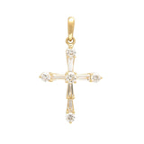Baguette Diamond Cross Pendant