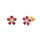 Flower Stud Earrings