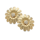 Convertible Diamond Flower Earrings
