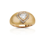 Heart Dome Ring