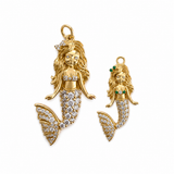 Diamond Mermaid Charm
