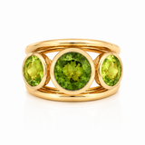 Green Tourmaline Signature Ring