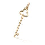 14k Gold Key Charm