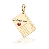 Love Letter Postcard Charm