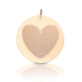 Engraved Heart Disc
