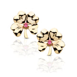 Gold Clover Earrings