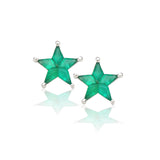 Emerald Stars Earrings