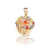 Sprinked Cupcake Charm