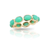 Oval Stone Stack Ring