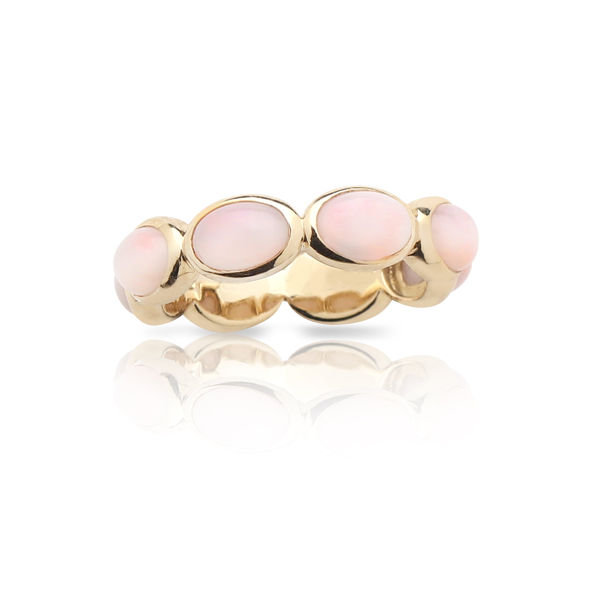 Oval Stone Stack Ring