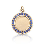 Custom Heirloom Diamond Disc Pendant