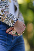 Gold and Diamond Flower Ring