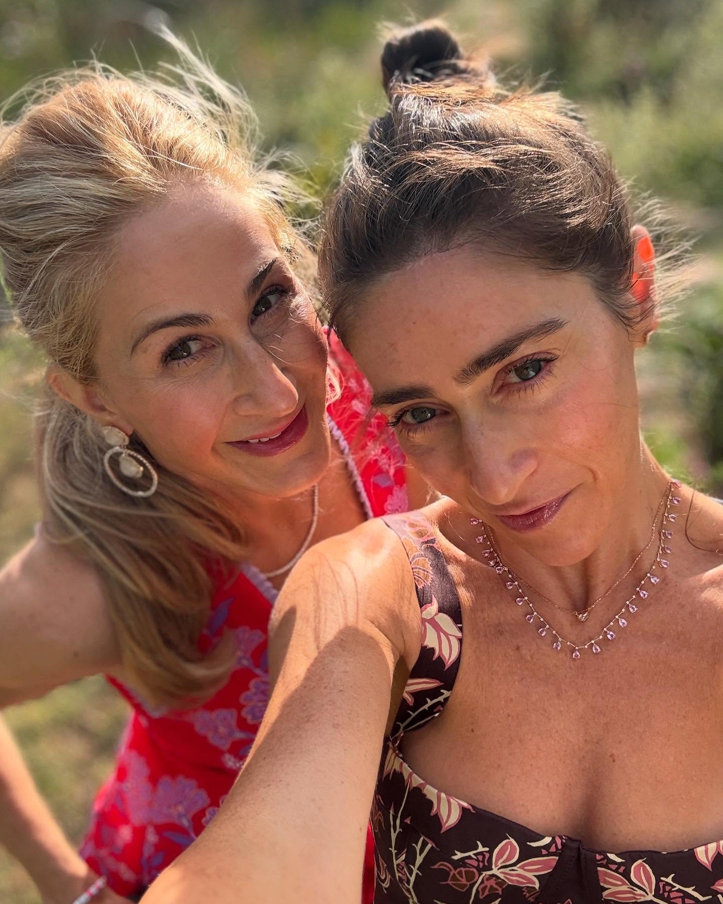 Emily and Ashley at a wedding weekend in the Cotswolds