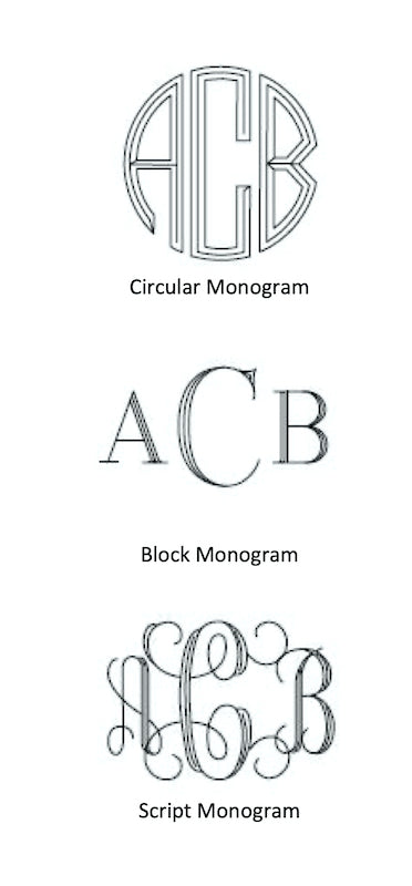 Engraved Monogram Disc