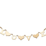 Customized Heart and Initial Bracelet