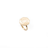 Diamond Octagon Signet Ring