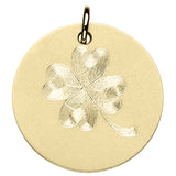 Engraved Clover Disc