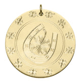 Engraved Horseshoe Disc
