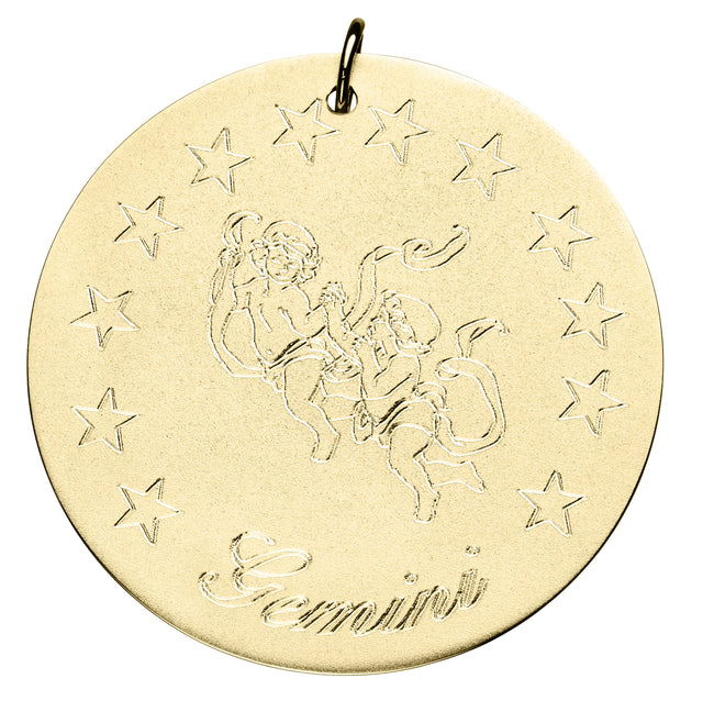 Engraved Zodiac Discs