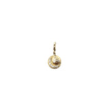 14k Gold Celestial Diamond Charm