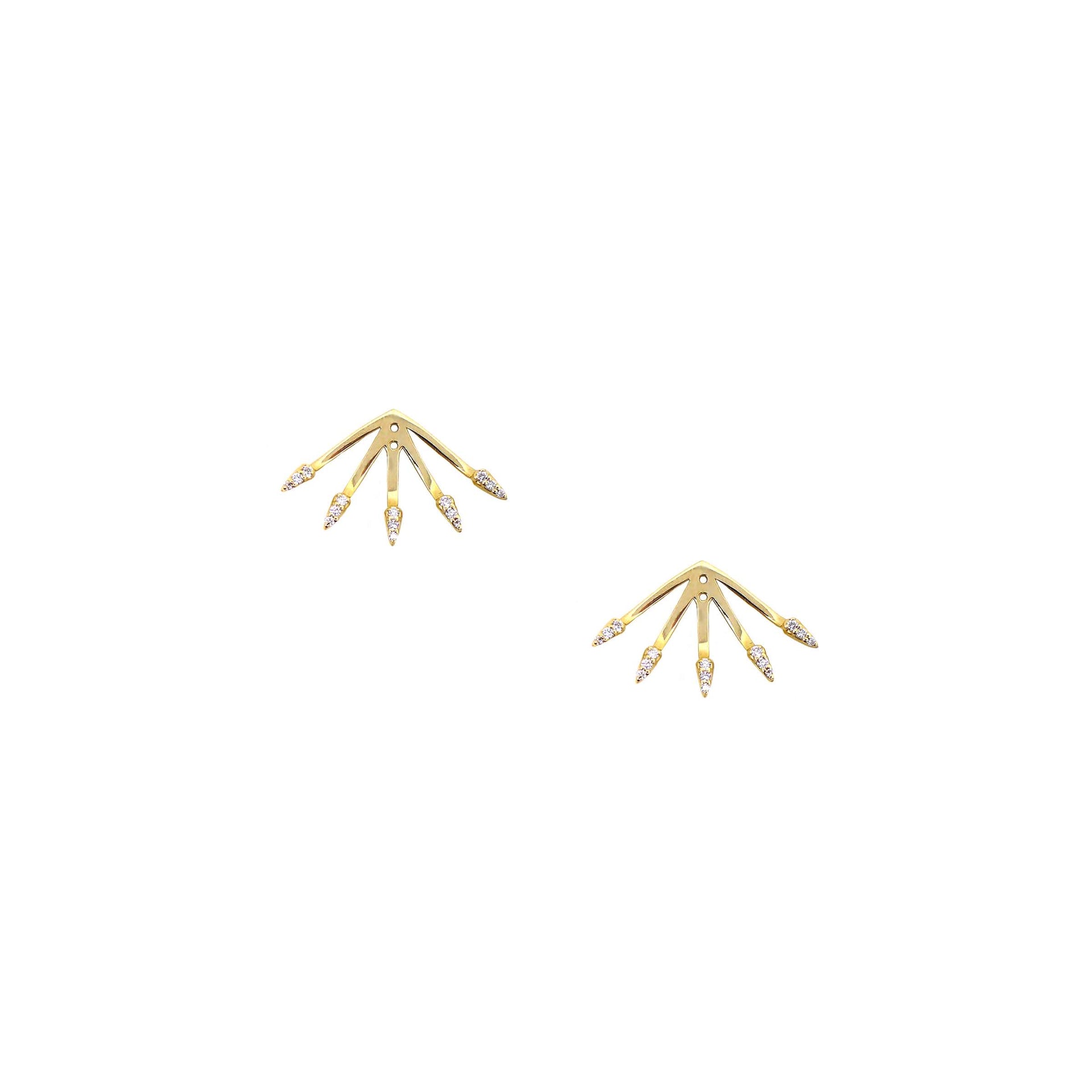 Fan Shaped Ear Jackets